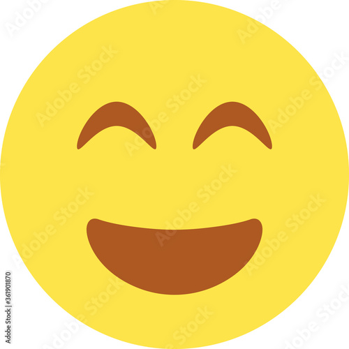 Grin Beam Emoji / Emoticon