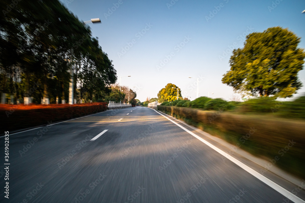 Fototapeta premium road in city