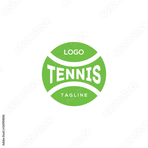Tennis Ball Logo Design
