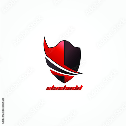 shield logo vector illustration