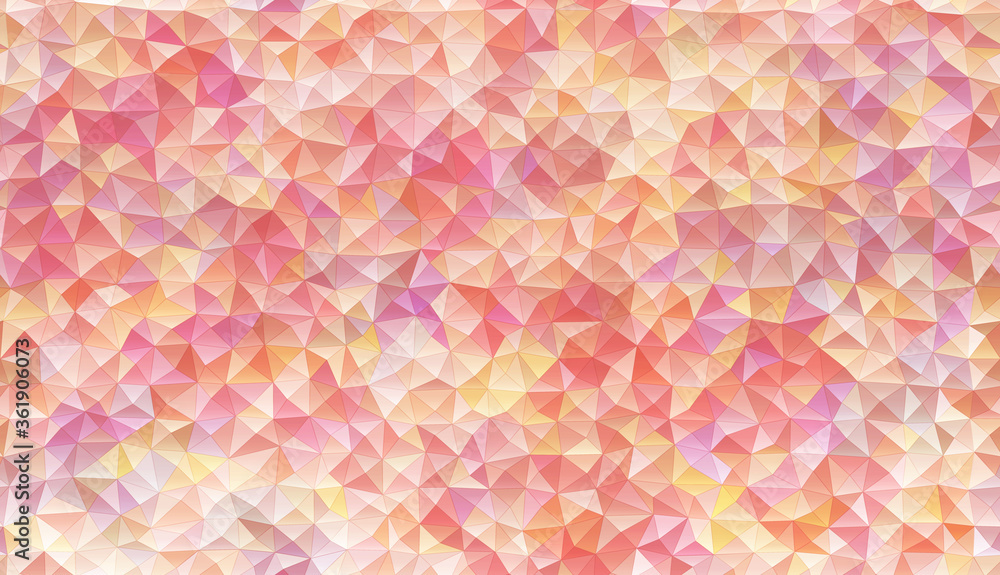 Colorful Triangle Polygon Background Seamless
