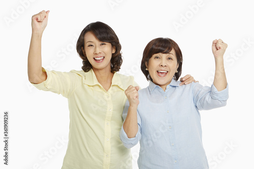 Women showing hand gesture