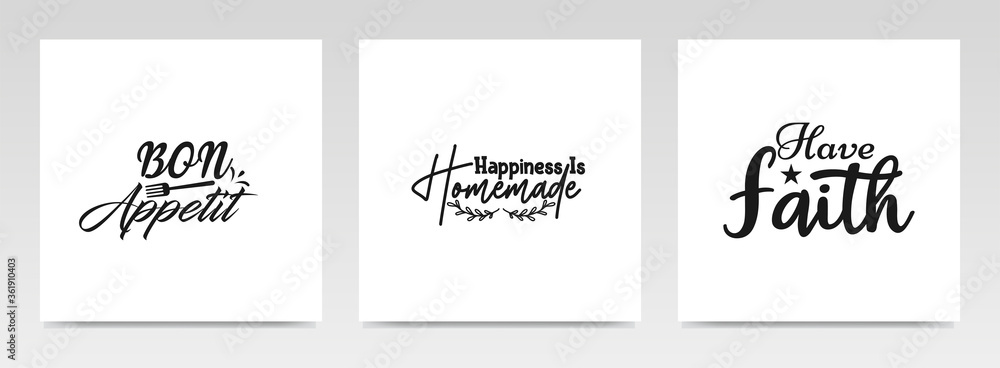 Tote bag and sign making quotes letter typography set illustration. Tote bag and sign making quotes letter typography set illustration.