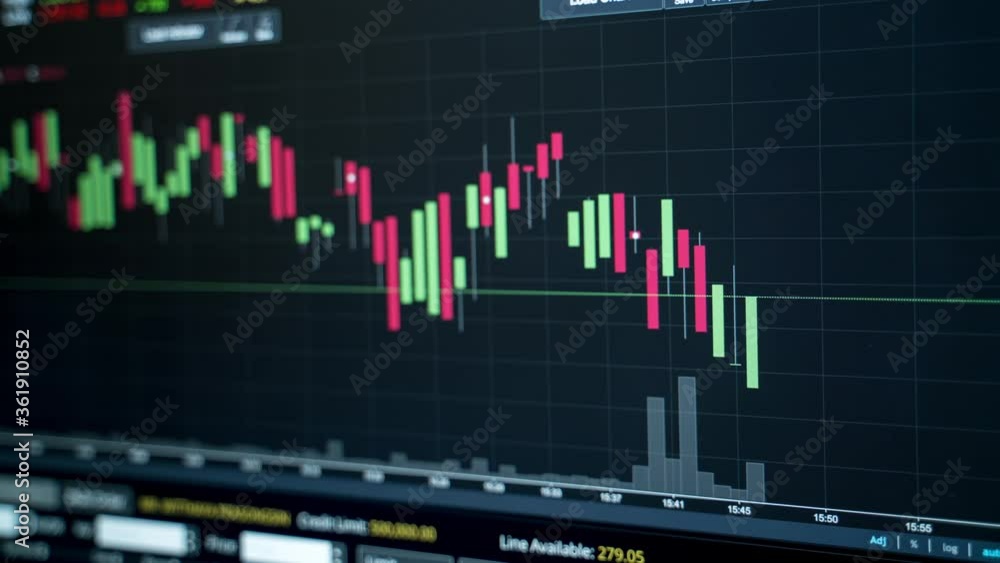 On the stock market, the share price falls. Falling prices of securities. Loss of assets in equities stock. Decreasing trend showing unsuccessful performance and losses failure due to economic crisis On the stock market, the share price falls. Falling prices of securities. Loss of assets in equities stock. Decreasing trend showing unsuccessful performance and losses failure due to economic crisis