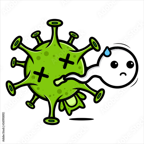Vector design of dead viruses spit out spirits