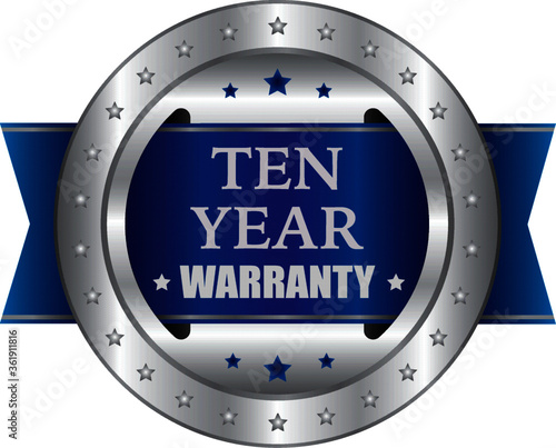 10 Year warranty vector logo
Software - Illustrator
300 dpi
Size - 70 Inch X 70 Inch Vector
EPS Format
Royalty Free
Layered - Yes
Change Color - Yes
