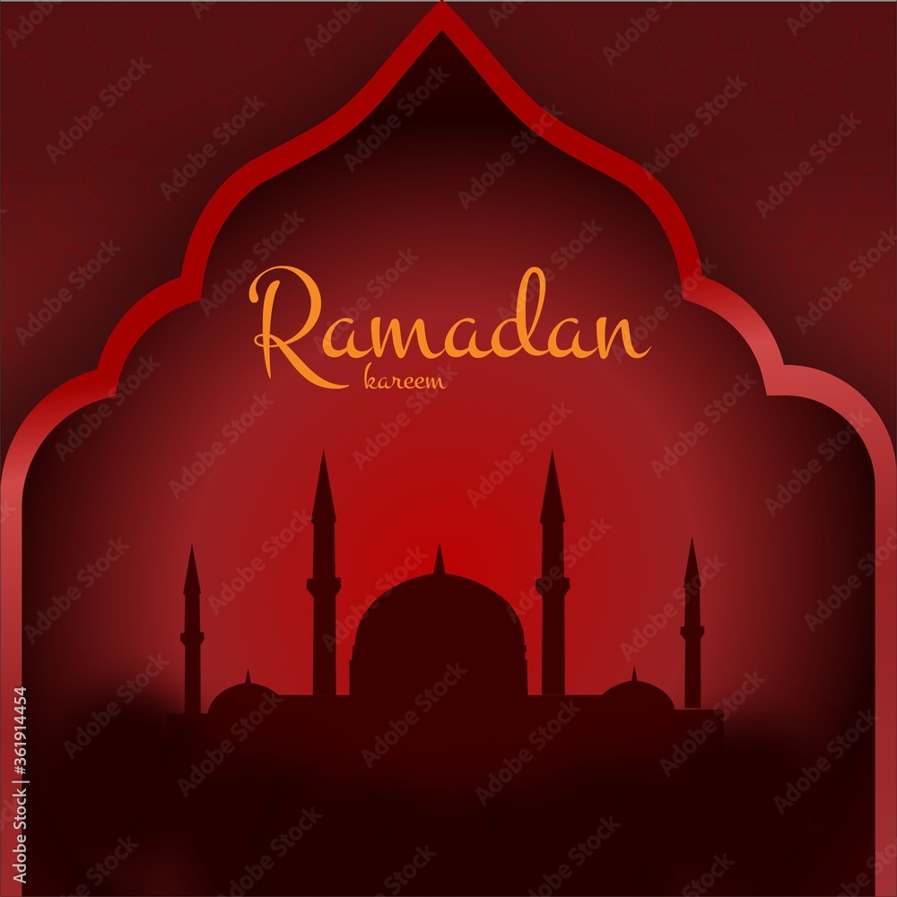 Traditional ramadan kareem festival