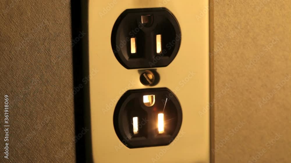 Short circuiting electrical outlet