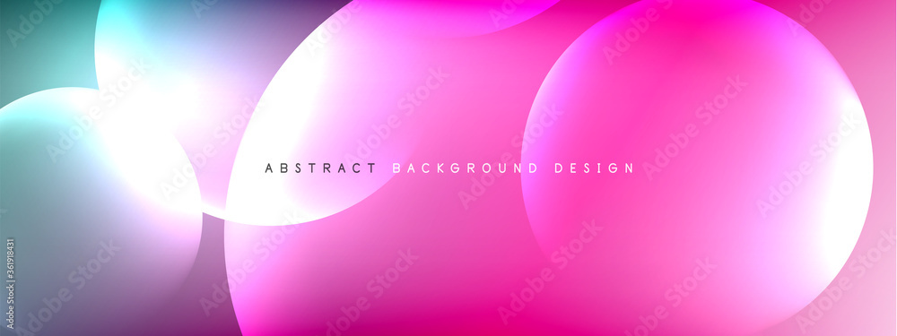 Vector abstract background liquid bubble circles on fluid gradient with shadows and light effects. Shiny design templates for text Vector abstract background liquid bubble circles on fluid gradient with shadows and light effects. Shiny design templates for text