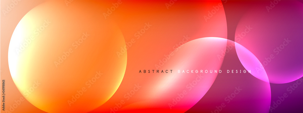 Vector abstract background liquid bubble circles on fluid gradient with shadows and light effects. Shiny design templates for text Vector abstract background liquid bubble circles on fluid gradient with shadows and light effects. Shiny design templates for text