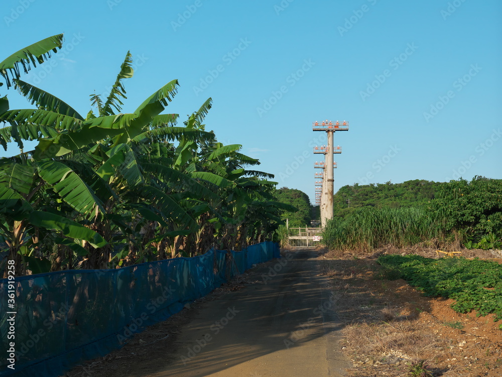 Okinawa,Japan-June 23, 2020: Approach Lighting System of Miyako Airport built in sugar cane field at Miyakojima island, Okinawa, Japan
Okinawa,Japan-June 23, 2020: Approach Lighting System of Miyako Airport built in sugar cane field at Miyakojima island, Okinawa, Japan