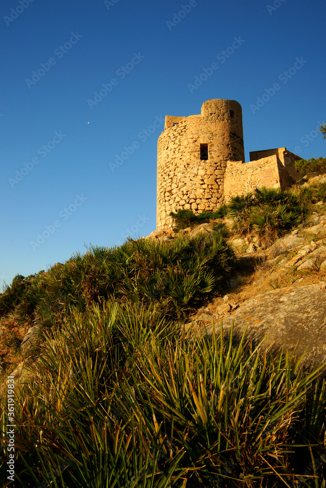 Torre de Cala en Basset.Andratx. Ponent.Mallorca.Illes Balears.España.