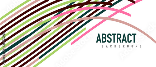 Аbstract moving colorful lines vector backgrounds for cover, placard, poster, banner or flyer