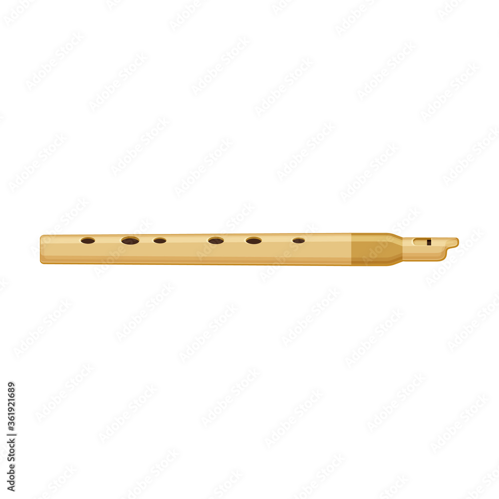 Flute vector icon.Cartoon vector icon isolated on white background flute. Flute vector icon.Cartoon vector icon isolated on white background flute.