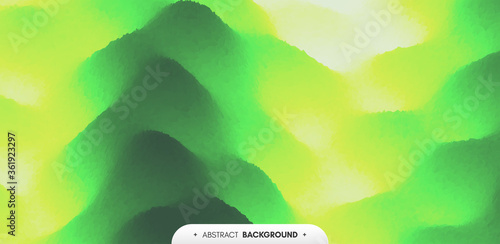 Abstract background with dynamic effect. Creative design with vibrant gradients. 3D vector Illustration.