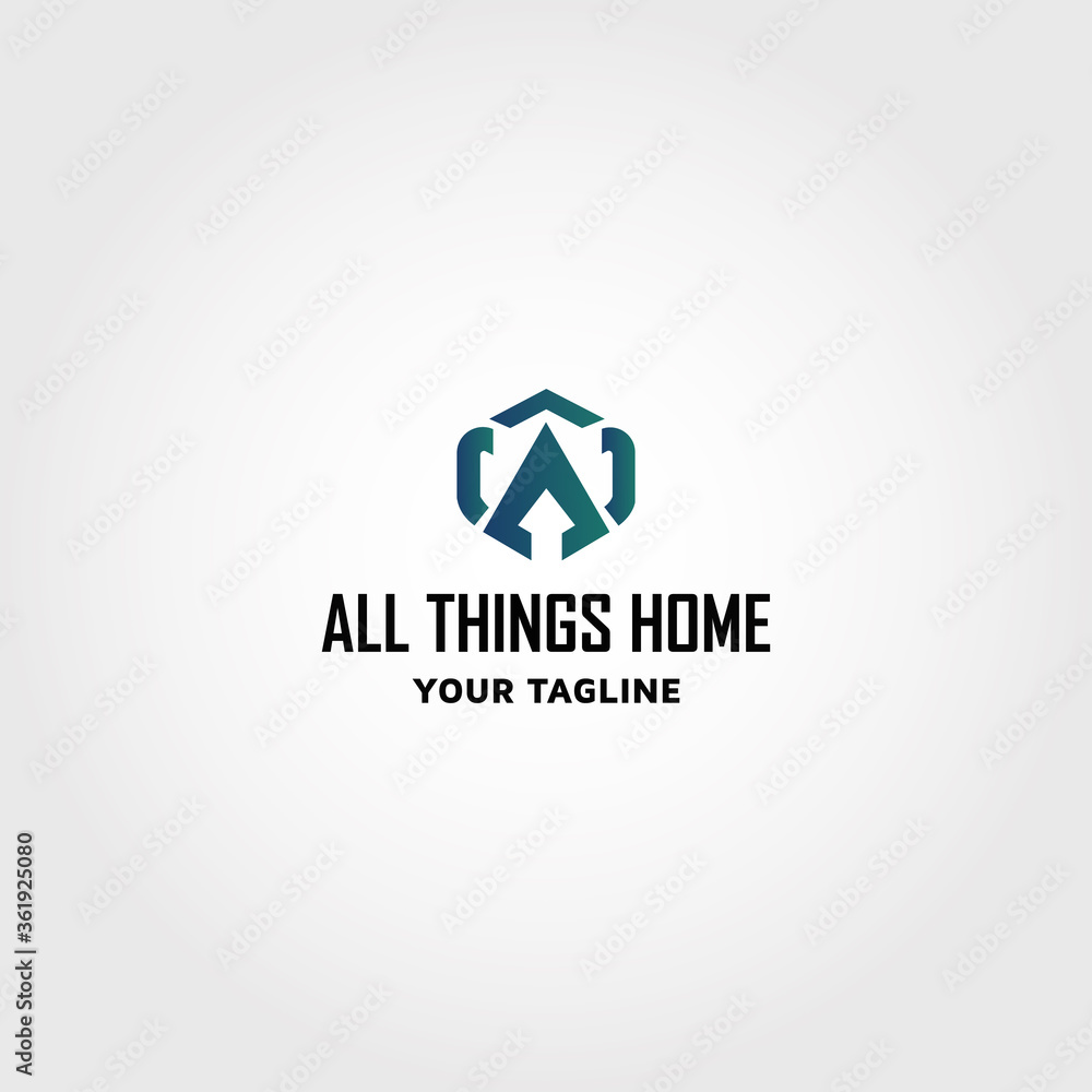 Real estate Vector logo design Letter A Real estate Vector logo design Letter A