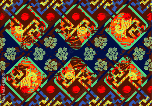 Batik Indonesian: is a technique of wax-resist dyeing applied to whole cloth, or cloth made using this technique originated from Indonesia.