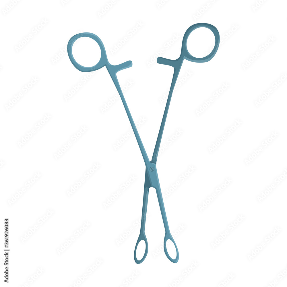 Forceps vector icon.Cartoon vector icon isolated on white background forceps. Forceps vector icon.Cartoon vector icon isolated on white background forceps.