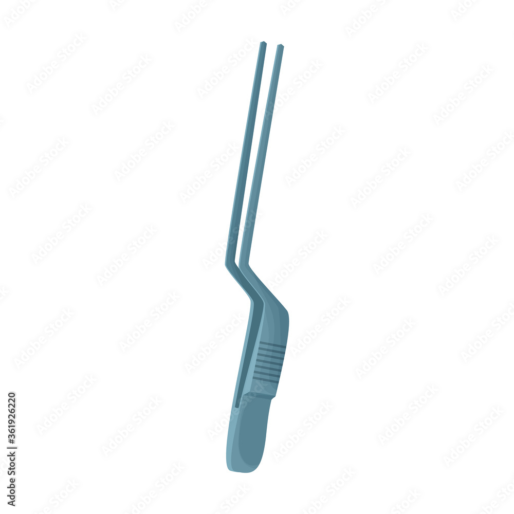 Forceps vector icon.Cartoon vector icon isolated on white background forceps. Forceps vector icon.Cartoon vector icon isolated on white background forceps.