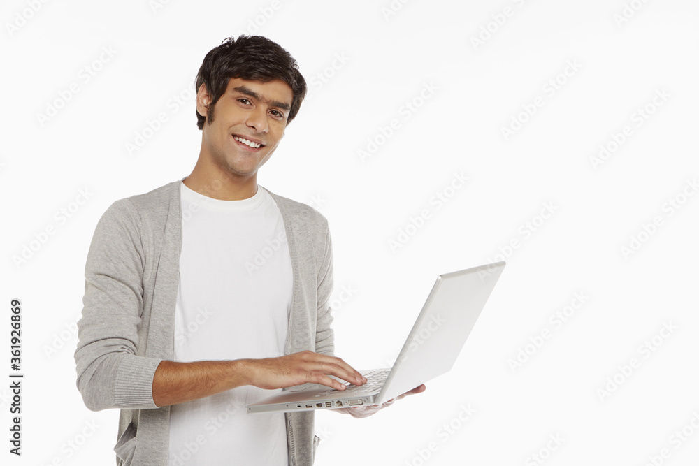 Man using laptop Man using laptop