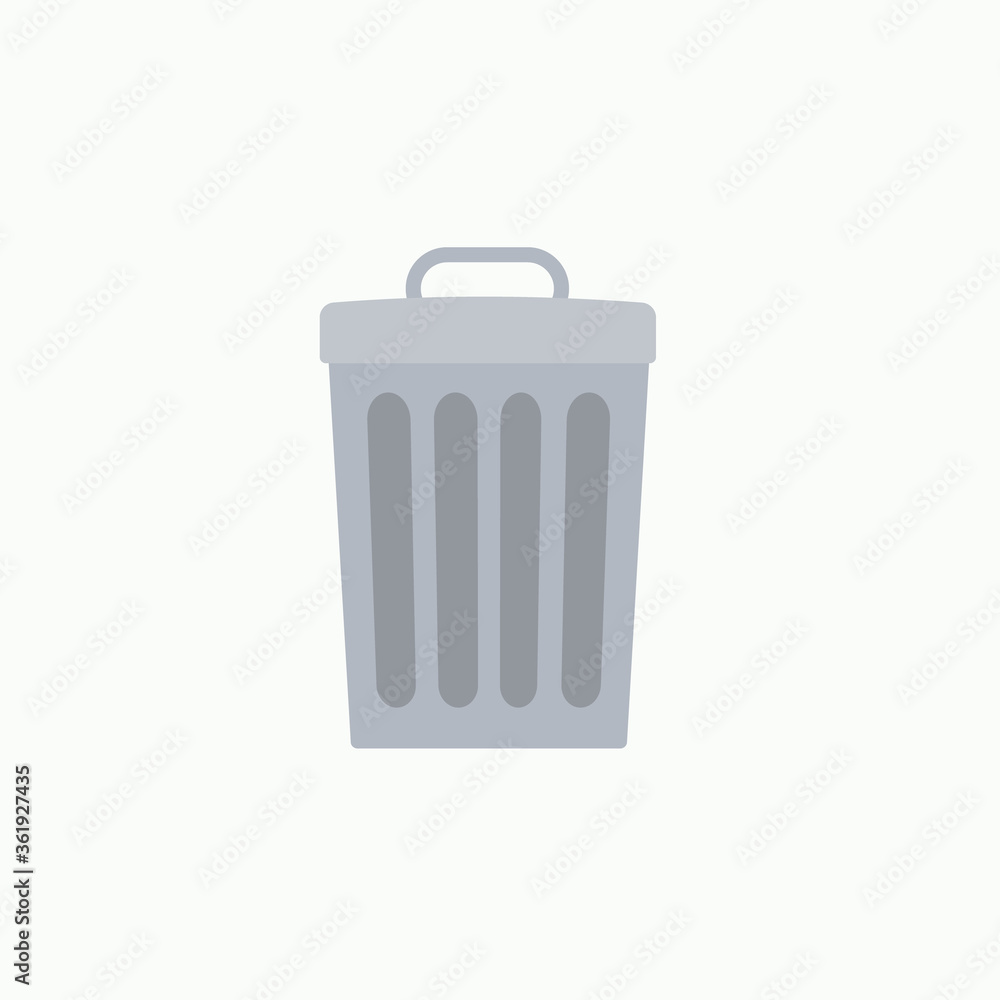 Trash can for garbage collection Trash can for garbage collection