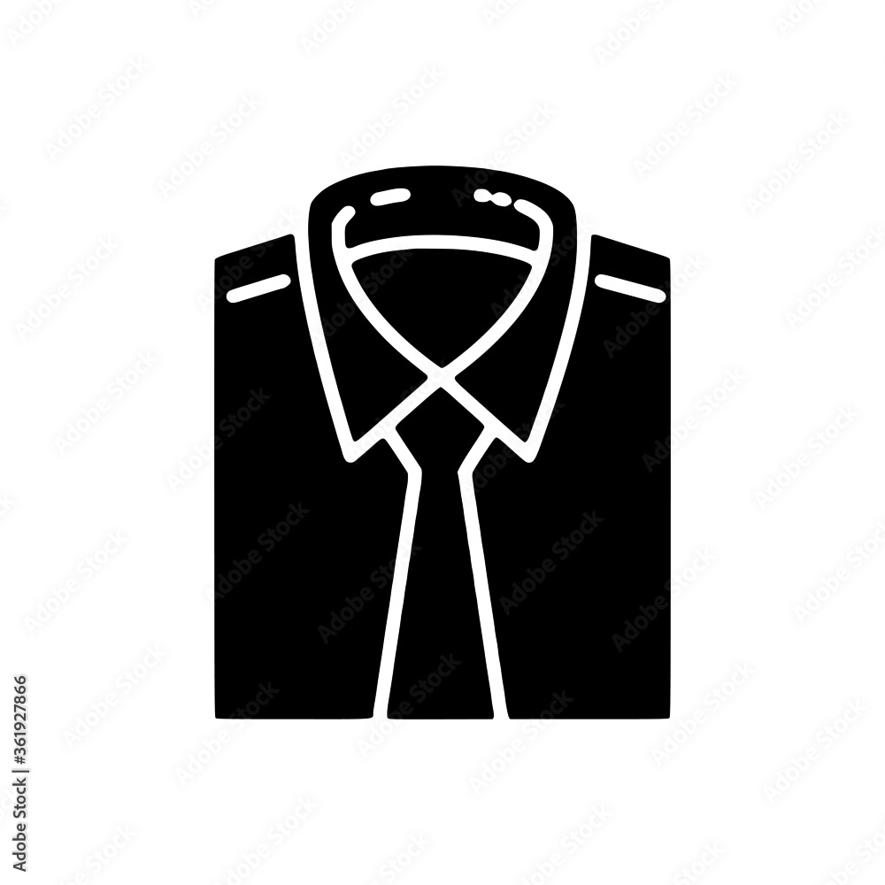 vector illustration icon of clothes glyph vector illustration icon of clothes glyph