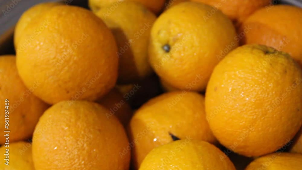 Oranges close-up. Abstract video orange. Fruits Oranges close-up. Abstract video orange. Fruits