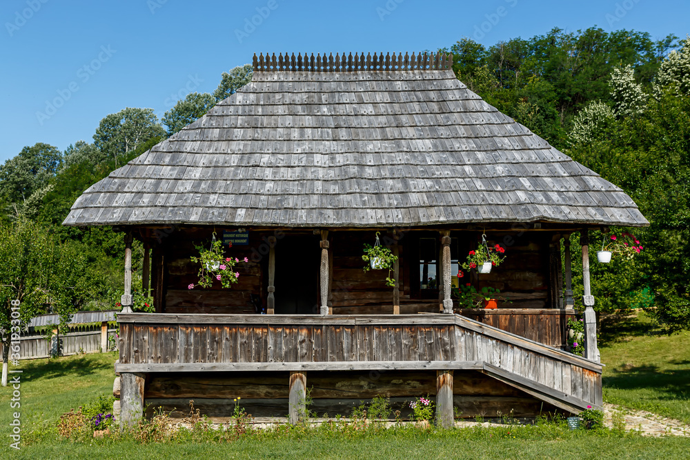 Memorial house „Tudor Vladimirescu” on july 01, 2020 in Vladimir, Gorj, Romania Memorial house „Tudor Vladimirescu” on july 01, 2020 in Vladimir, Gorj, Romania