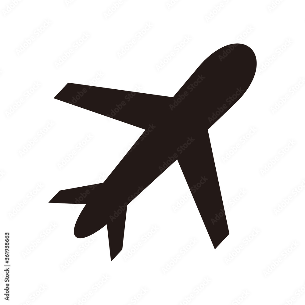 airplane icon vector illustration sign airplane icon vector illustration sign