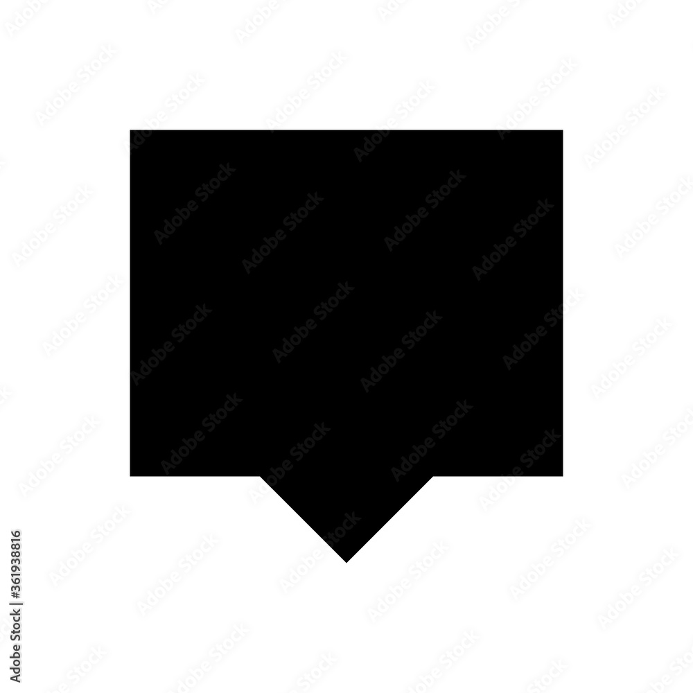 black speech bubble sign isolated on white, bubble speak icon trendy flat design, simple square dialog message for icon, speech bubble square black for button, text box for comment symbol black speech bubble sign isolated on white, bubble speak icon trendy flat design, simple square dialog message for icon, speech bubble square black for button, text box for comment symbol