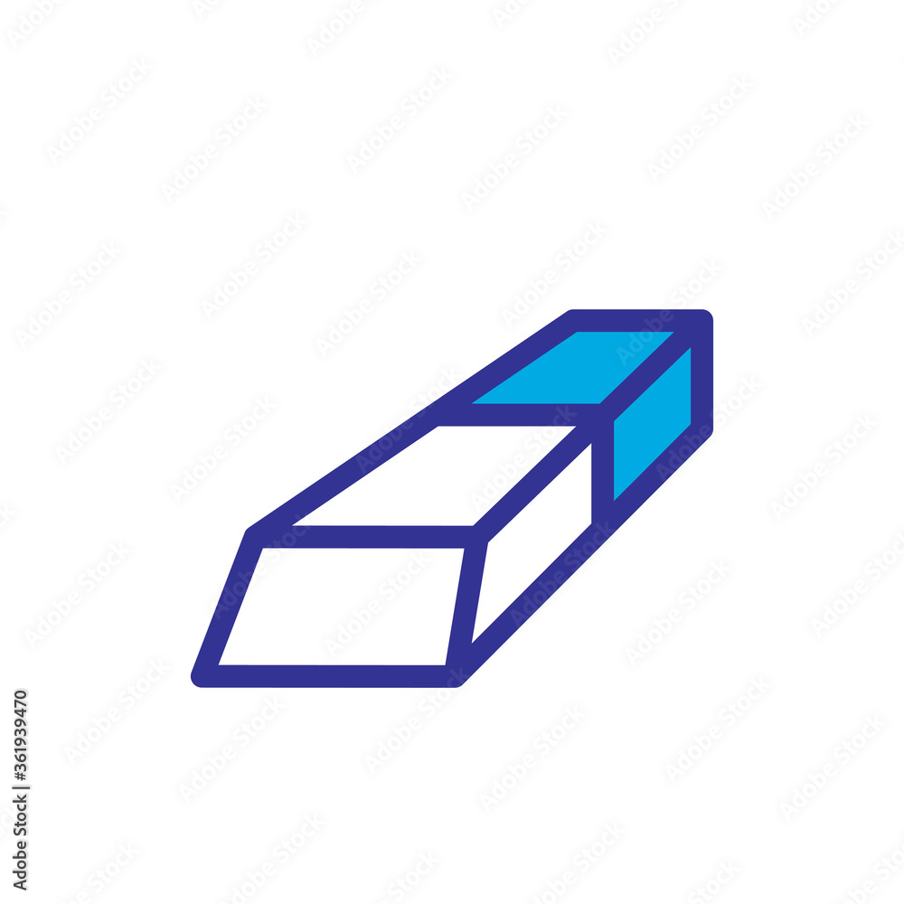 eraser icon logo illustration design eraser icon logo illustration design