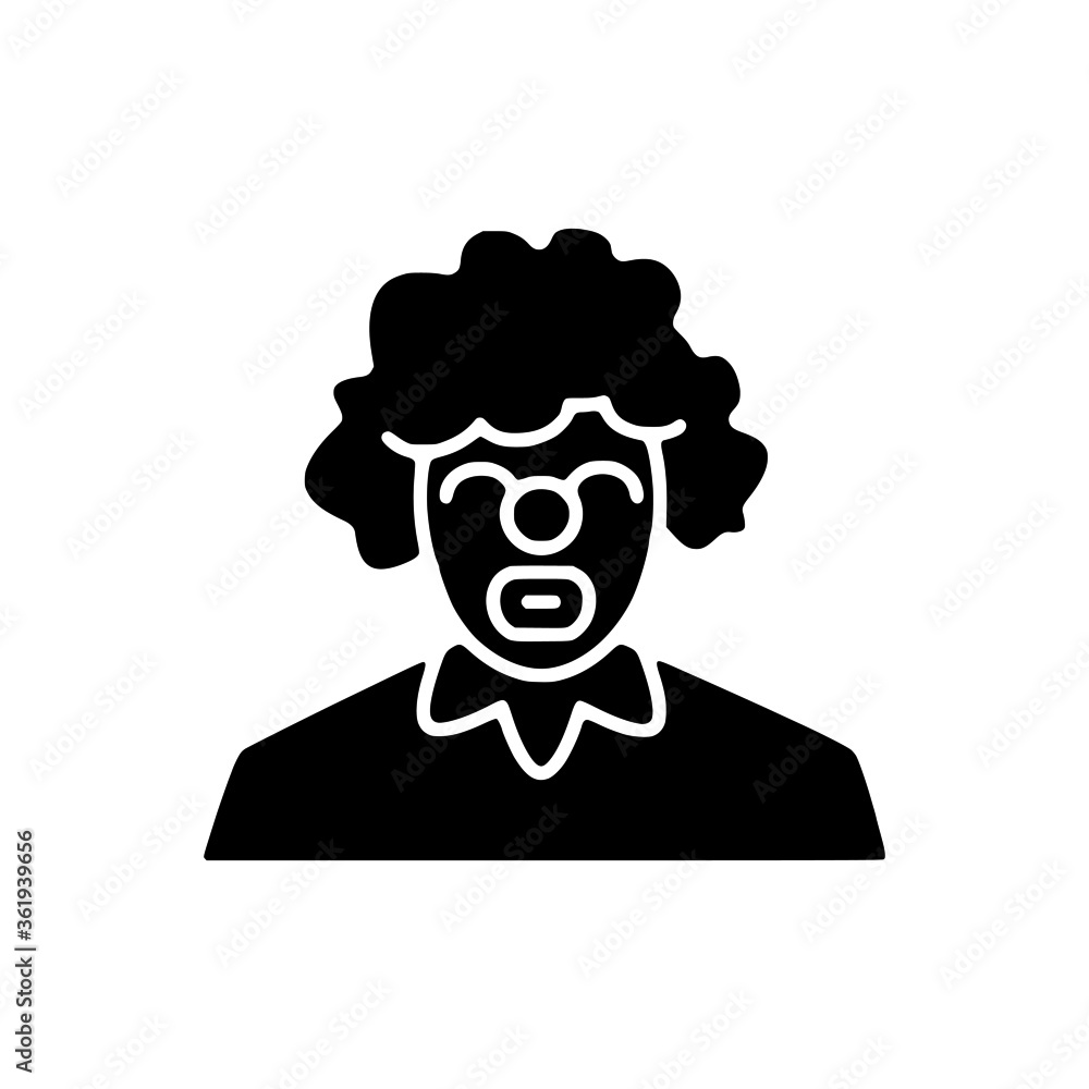 vector illustration icon of Human Avatar glyph vector illustration icon of Human Avatar glyph