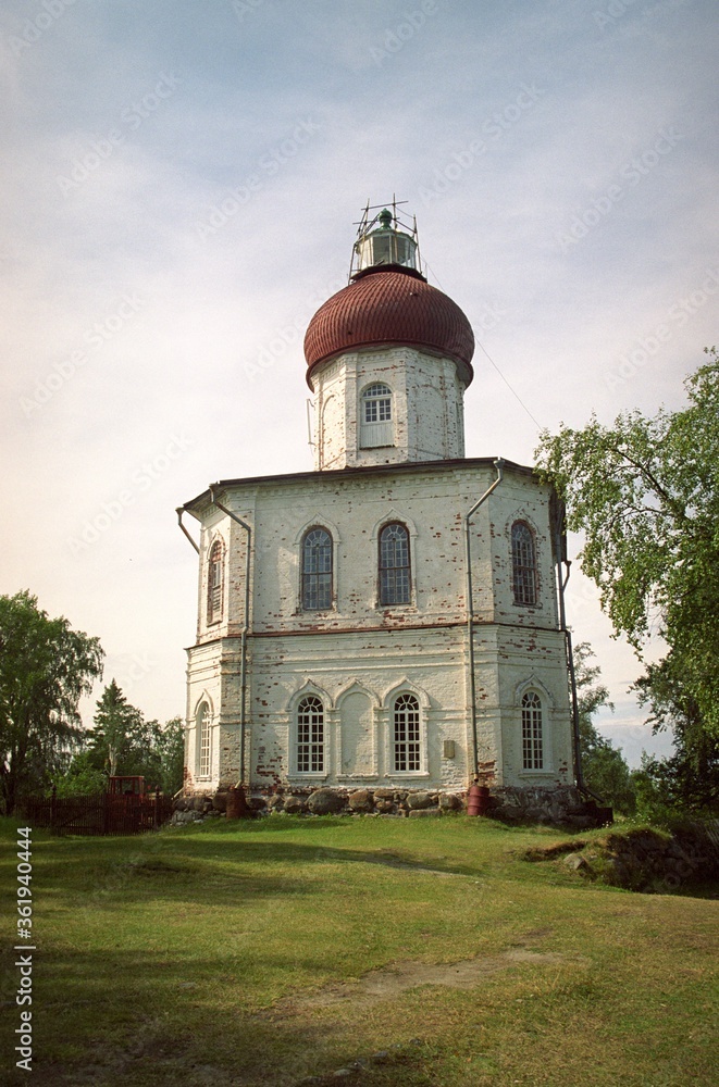 Solovki. Church of the Ascension (1860) on Sekirnaya mountain, (2005). Arkhangelsk region.