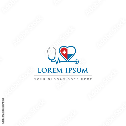cardiovascular logo , medical care logo