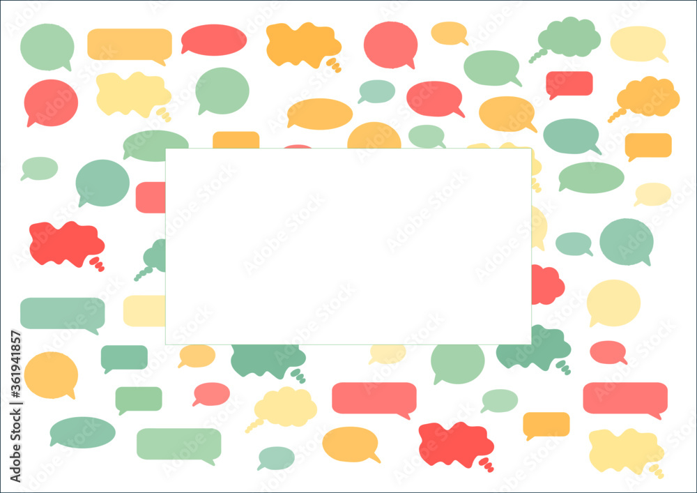 cloud of thoughts, forms for filling out dialogs