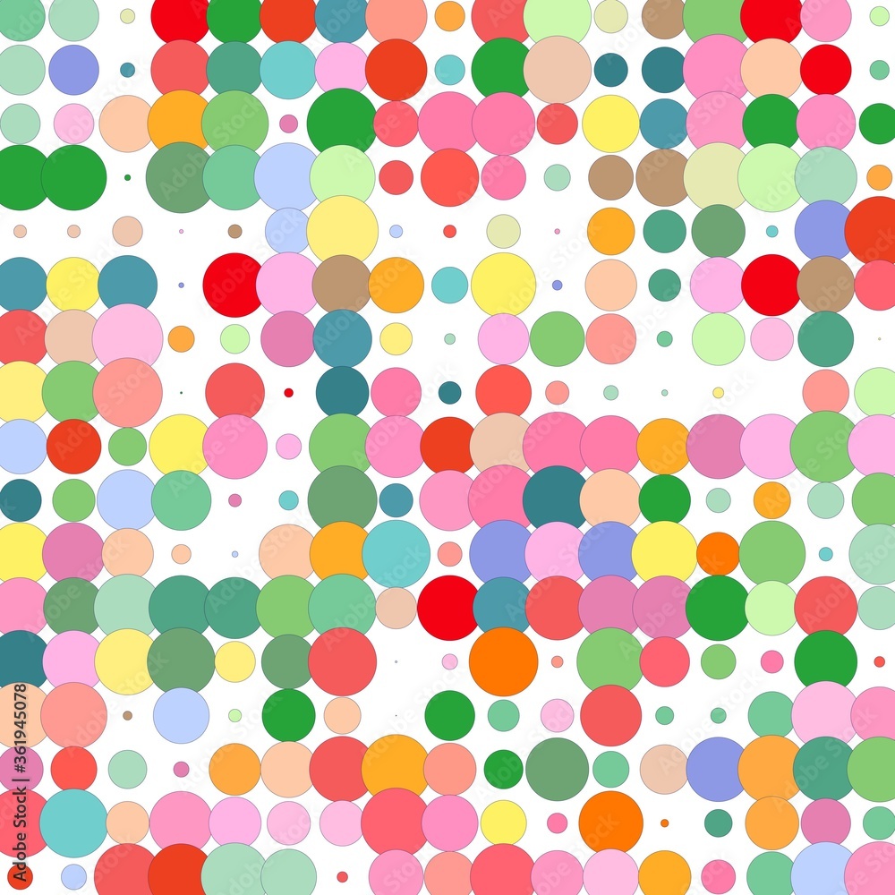 pattern with colorful circles pattern with colorful circles
