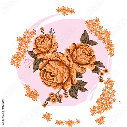 autumn floral background