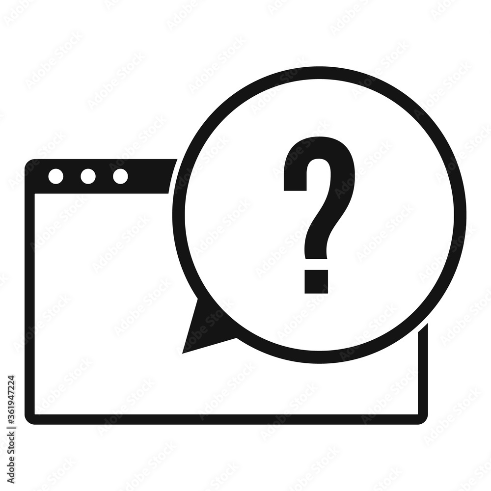 Web page service center icon. Simple illustration of web page service center vector icon for web design isolated on white background Web page service center icon. Simple illustration of web page service center vector icon for web design isolated on white background