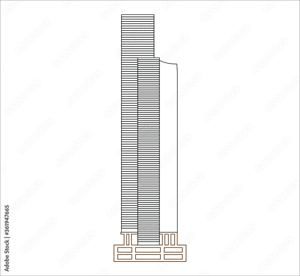 SEATTLE, WASHINGTON - JULY 3, 2020: Columbia Center of Seattle city in United States SEATTLE, WASHINGTON - JULY 3, 2020: Columbia Center of Seattle city in United States