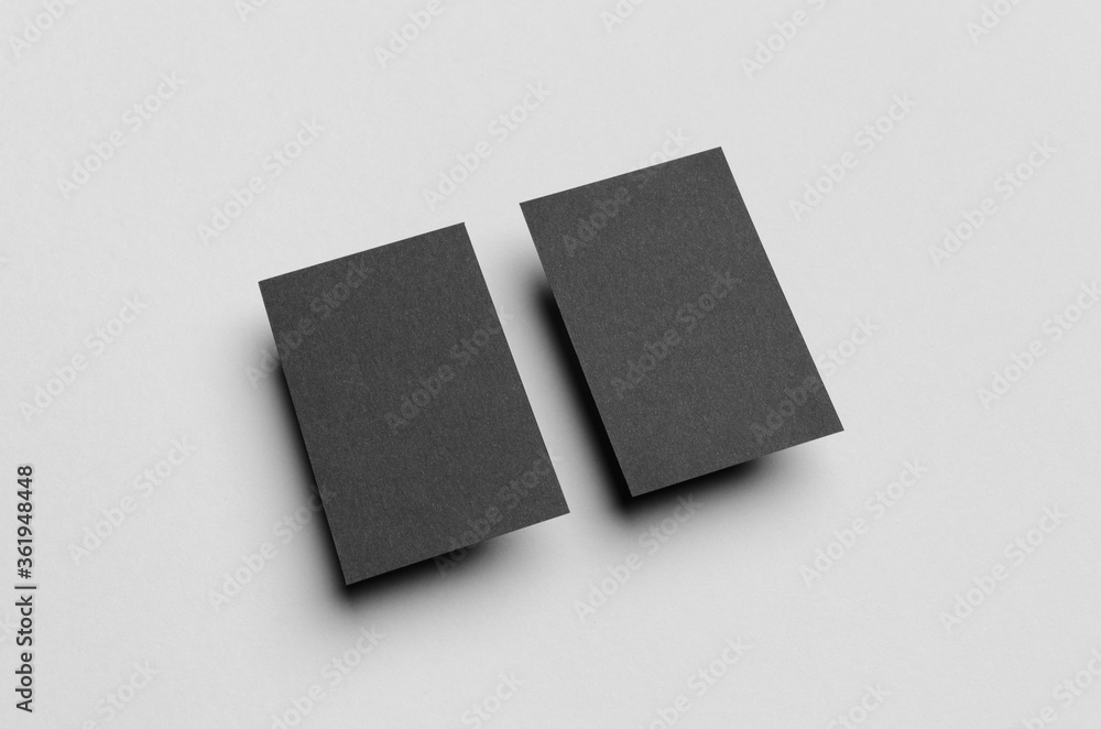 Black Business Card Mock-Up (85x55mm) Black Business Card Mock-Up (85x55mm)