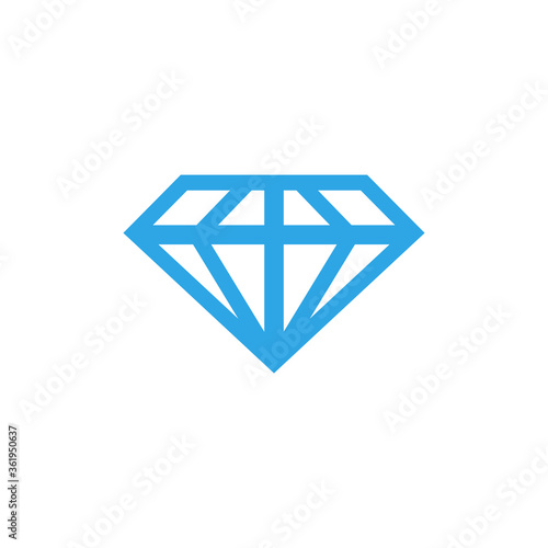 Diamond icon design template vector isolated