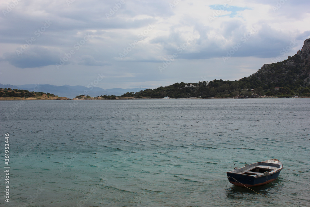 Lake Vouliagmeni near Loutraki Greece