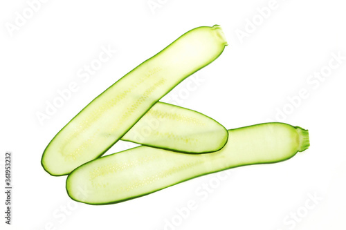Cucumber slices