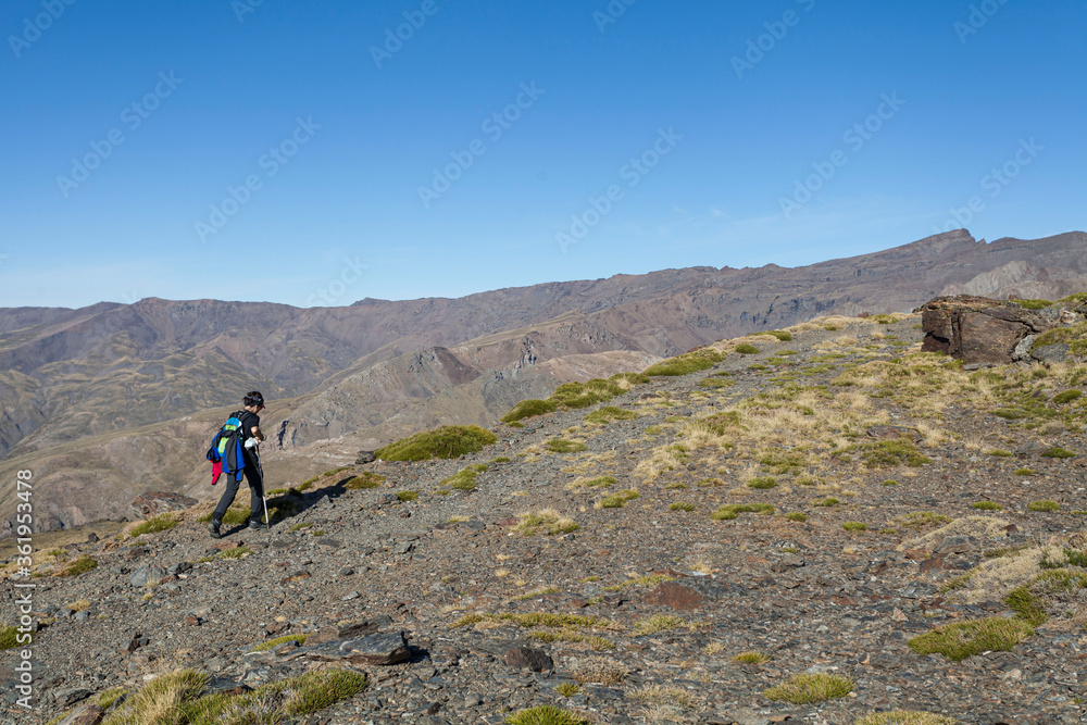 Caminante en subida