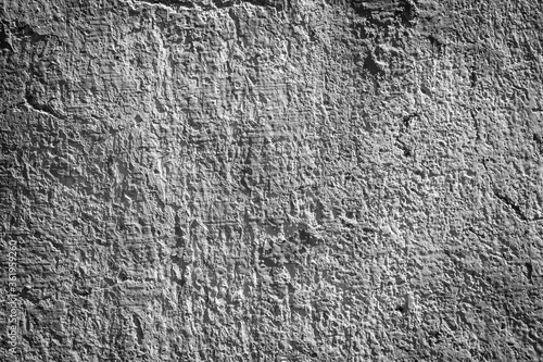 Grunge black and white wall, dark edges