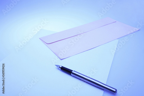 Writing a letter Fototapeta