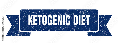 ketogenic diet ribbon. ketogenic diet grunge band sign. ketogenic diet banner