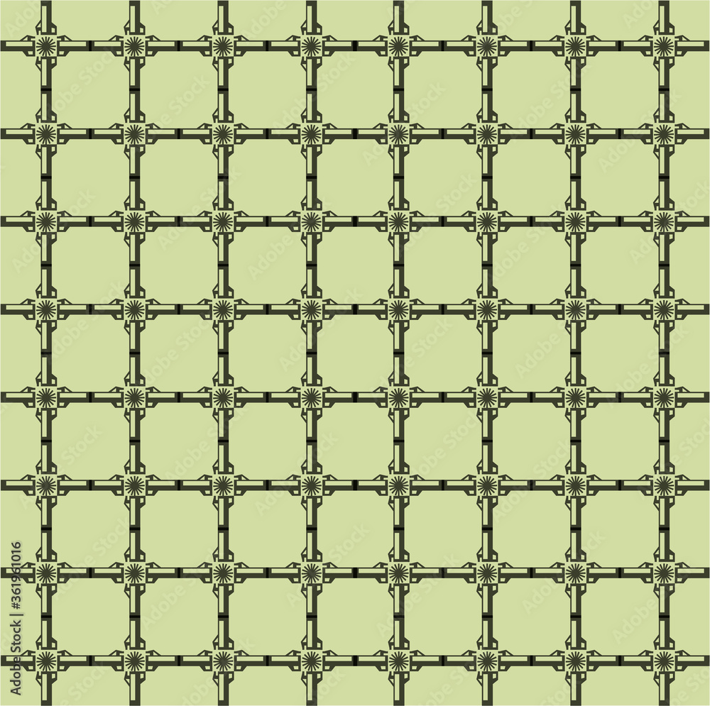 Abstract patterned lattice Abstract patterned lattice