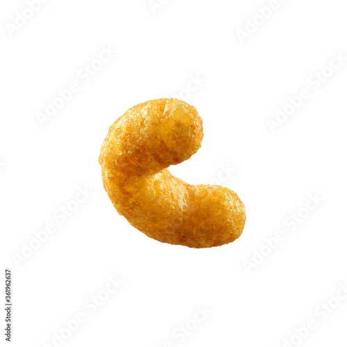 Spicy puff snacks in butter and cheese flavour.  Tasty Confectionery product for kids.