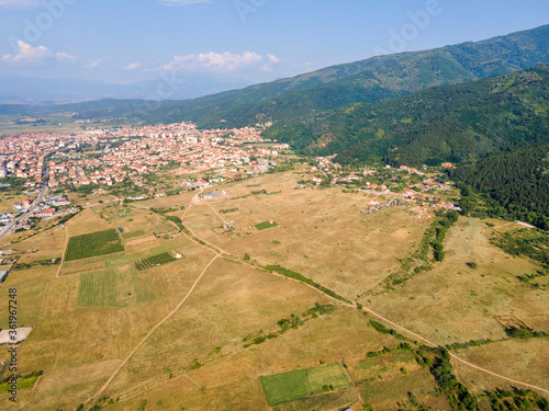 Wallpaper Mural Aerial view of Petrich valley, Bulgaria Torontodigital.ca